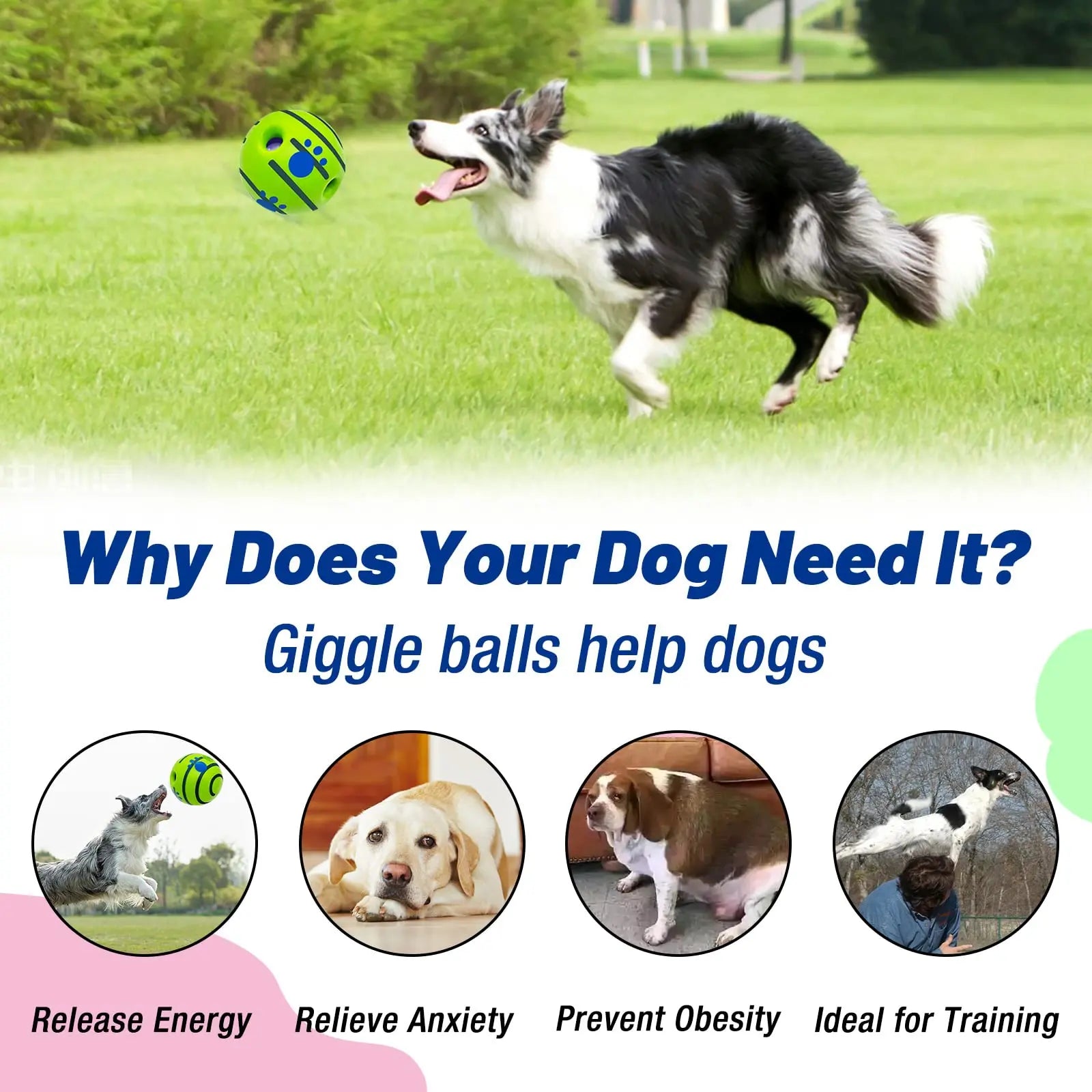 Ultimate Gift for Your Furry Friend: Durable Squeaky Dog Training Ball for Endless Indoor & Outdoor Fun