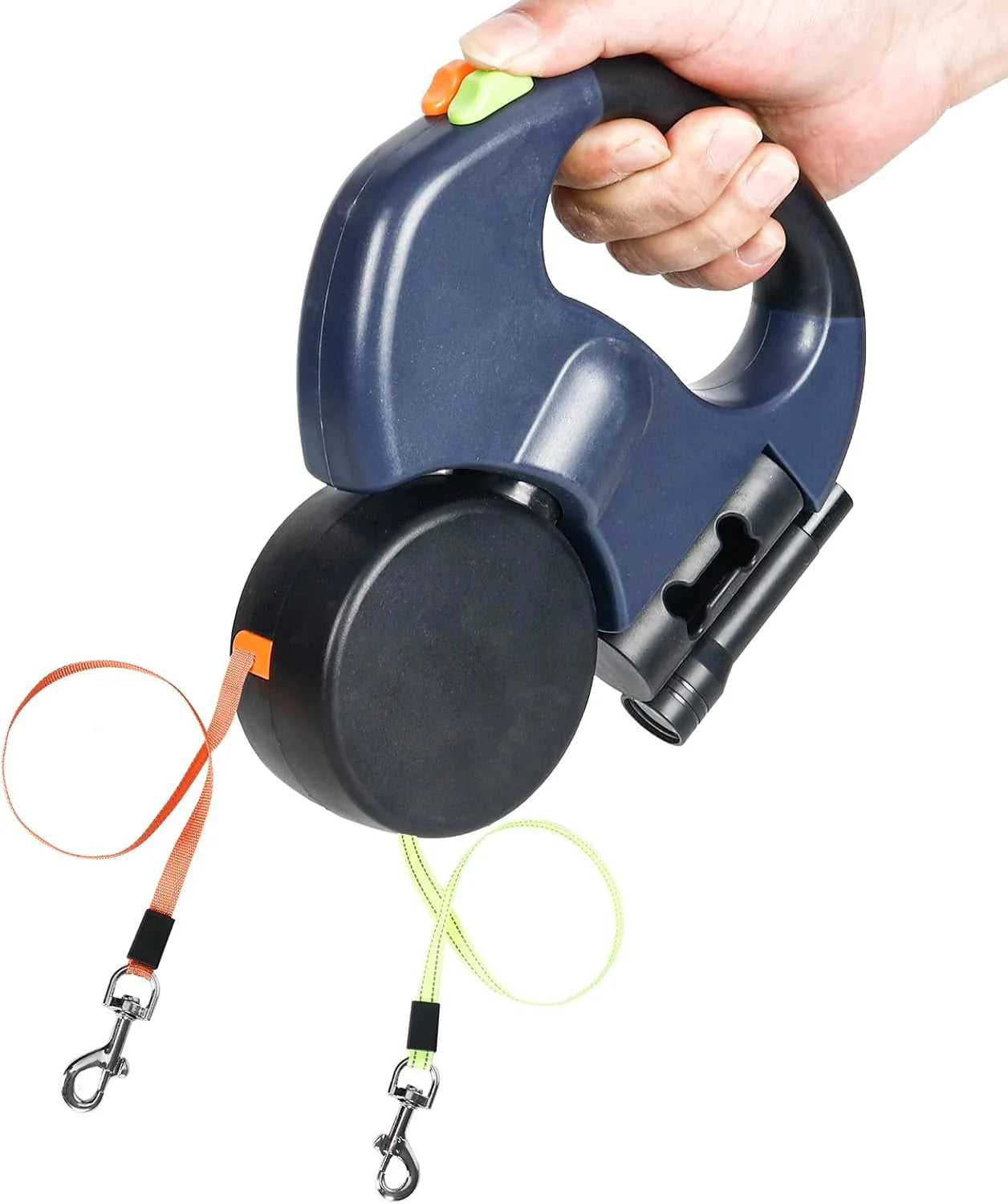 Revolutionary Dual Pet Leash: Retractable, Reflective, and Tangle-Free with 360° Swivel Design for Effortless Double Dog Walking