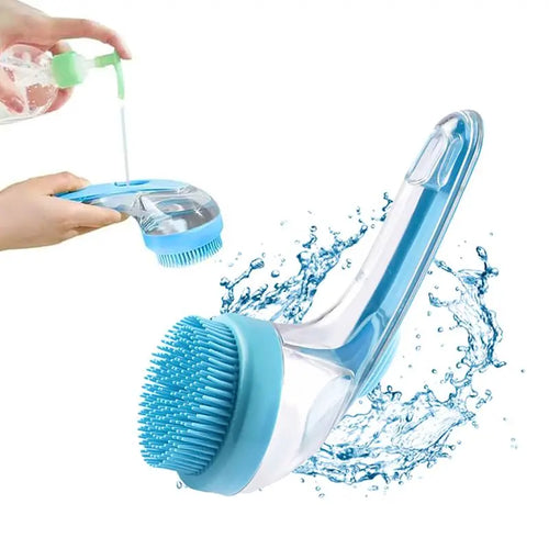 Revolutionize Bath Time with the 2026 Summervibes 2-in-1 Pet Bath and Grooming Brush - Built-in Shampoo Dispenser for Effortless Grooming and Relaxing Massage for Cats and Dogs!