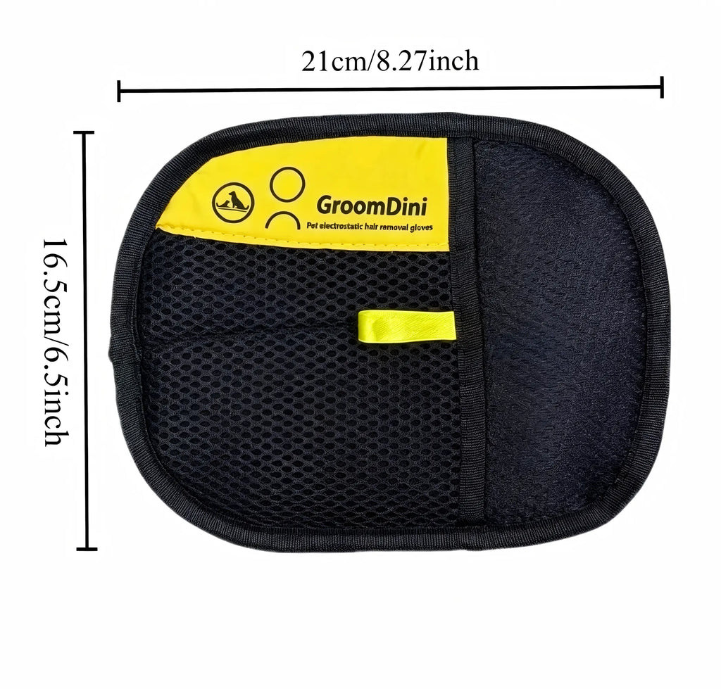 Revolutionary Pet Hair Remover Gloves - Effortless Two-Way Brush for Cat & Dog Hair Cleanup on Furniture, Carpets, and Car Seats