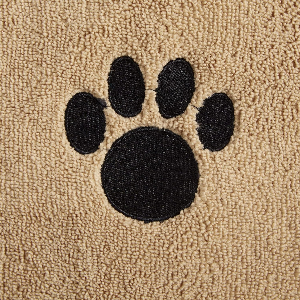 Ultra-Absorbent Pet Grooming Microfiber Towel - X-Large 41x23.5" in Stylish Taupe, Perfect for All Your Furry Friends