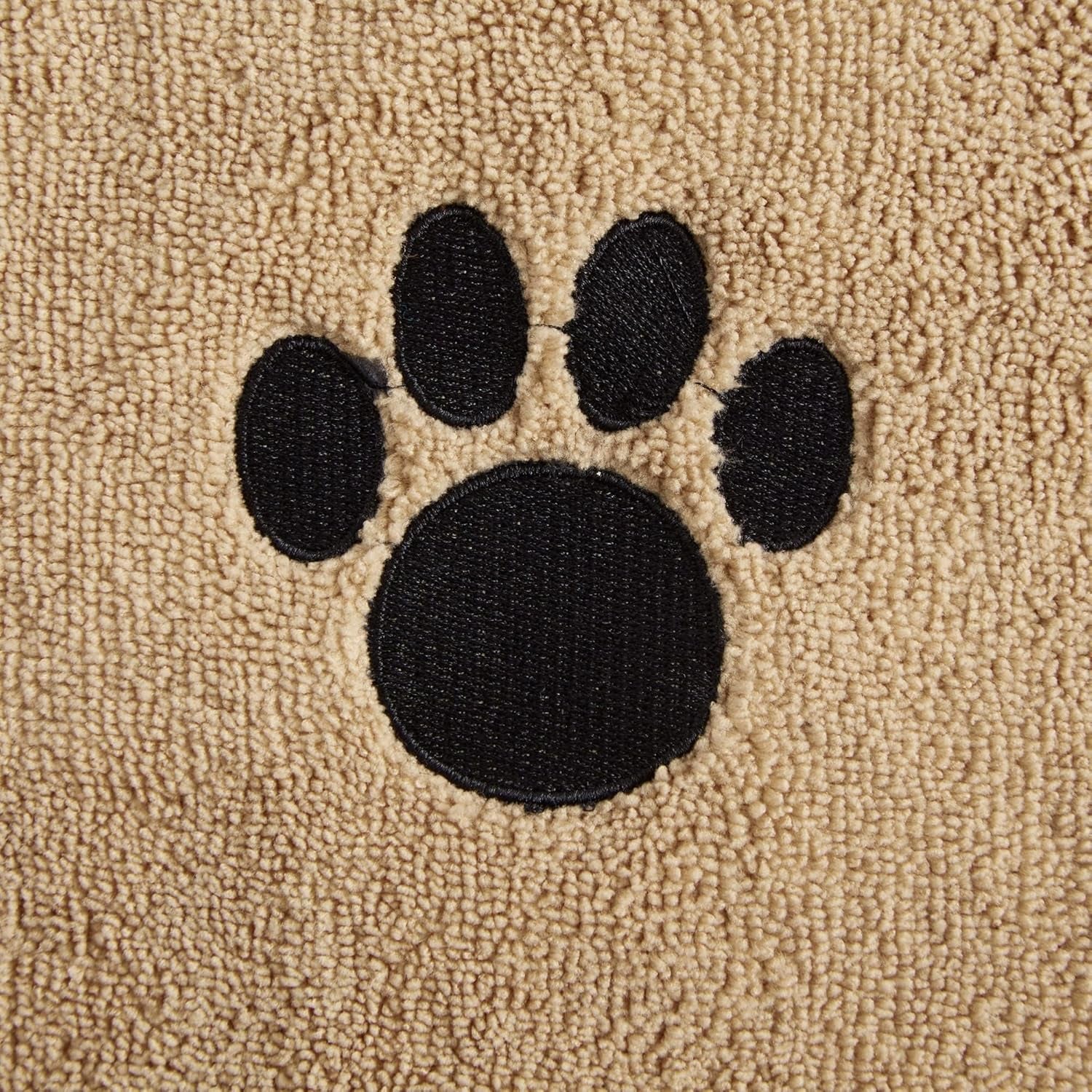 Ultra-Absorbent Pet Grooming Microfiber Towel - X-Large 41x23.5" in Stylish Taupe, Perfect for All Your Furry Friends