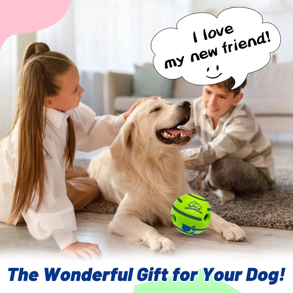 Ultimate Gift for Your Furry Friend: Durable Squeaky Dog Training Ball for Endless Indoor & Outdoor Fun