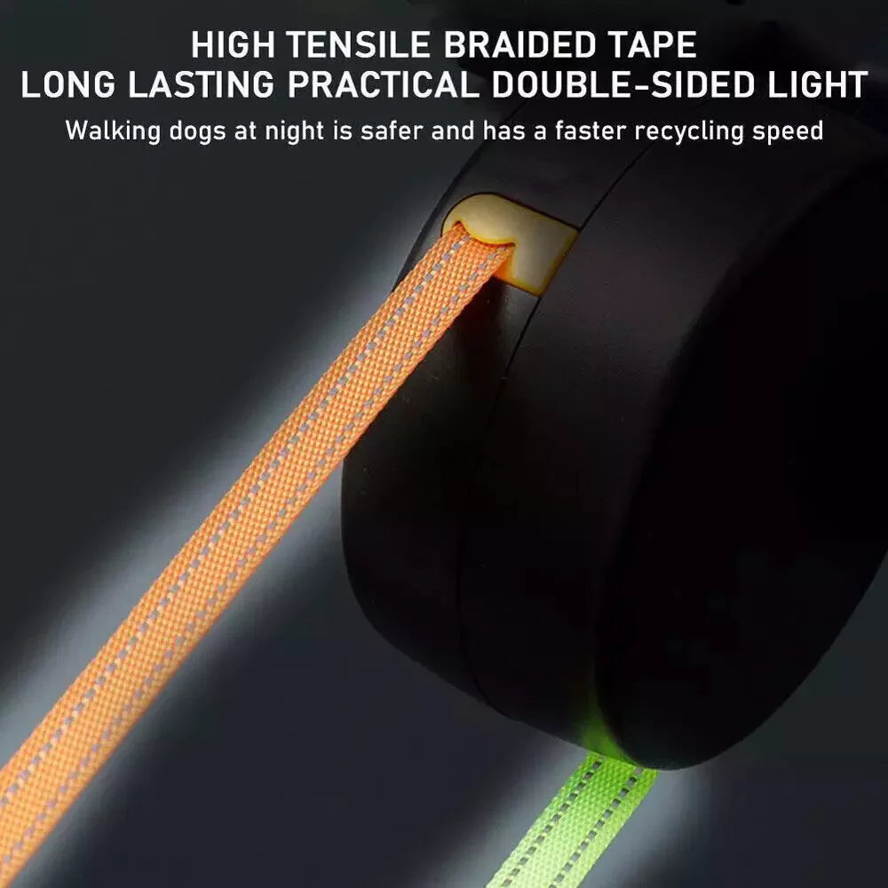 Revolutionary Dual Pet Leash: Retractable, Reflective, and Tangle-Free with 360° Swivel Design for Effortless Double Dog Walking
